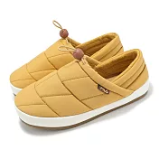 Fila 穆勒鞋 Puffer Matt 男鞋 女鞋 黃 絨毛 保暖 抽繩 麵包鞋 休閒鞋 斐樂 4C600Y200 23cm BROWN/BROWN/BROWN