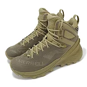 Merrell 戶外鞋 Rogue Tactical GTX 男鞋 綠 高筒 防水 橡膠大底 抓地 防滑 登山鞋 ML005253