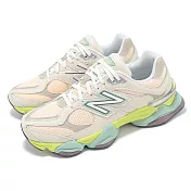 New Balance 休閒鞋 9060 男鞋 女鞋 復古 米白 綠 厚底 NB U9060GCB-D 23cm PINK/GREEN