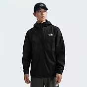 The North Face M MTN RAIN JACKET - AP 男防水外套-NF0A88RD4H0 XL 黑色