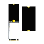 M.2 SSD 2242 to 2280 延長支架 延長支架 免螺絲 延伸片   -黑色