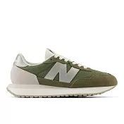 New Balance 237 系列 女 休閒鞋-WS237MSW-B US5 綠色