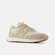 New Balance 237 系列 男女 休閒鞋-MS237CG-D US5 卡其色