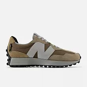 New Balance 327 系列 男女 休閒鞋-U327OA-D US7.5 卡其色