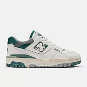 New Balance 550 系列 男女 休閒鞋-BB550VTG-D US5 白色