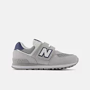 New Balance 574 系列 中大童 休閒鞋 -PV574ESB-W 19 灰色