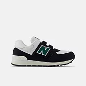 New Balance 574 系列 中大童 休閒鞋 -PV574RBG-W 19 黑色