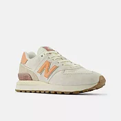 New Balance 574 系列 男女 休閒鞋-U574LGCO-D US5 白色