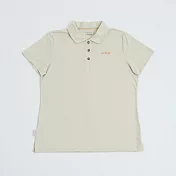 ADISI 女WINCOOL涼感乾爽機能POLO衫 AL2411015 (M-3XL)｜萊卡 彈性 吸濕排汗 快乾 防曬 抗UV 排汗衣 L 浮石米