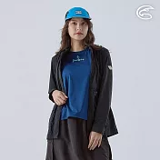 ADISI 女抗UV平織彈性軍裝可拆帽抽繩夾克 AJ2411002 (S-2XL)｜輕量 快乾 速乾 彈性 透氣 防曬外套 S 極限黑
