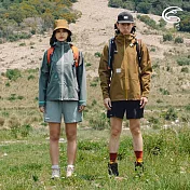 ADISI 男輕薄3L防水透濕超透氣耐磨登山外套 AJ2491035 (S-3XL)｜防水 透氣 防潑水 超撥水 耐磨 三層布 L 油棕卡其