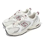 New Balance 休閒鞋 530 男鞋 女鞋 米白 酒紅 復古 網布 緩衝 情侶鞋 NB MR530SZ-D