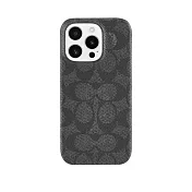 【COACH】iPhone 16 系列 精品 手機殼 黑色經典大C IPHONE16PROMAX