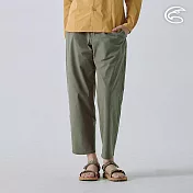 ADISI 女SORONA植物紗舒適乾爽錐型九分寬褲 AP2411027 (S-2XL)｜彈性 透氣 快乾 輕薄 環保 抗汙 九分褲 L 龍舌蘭綠