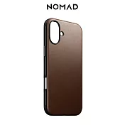 美國NOMAD 摩登Classic皮革保護殼<BR>iPhone 16(6.1＂) 棕