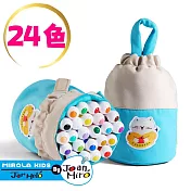 【JarMelo 原創美玩】袋裝兒童絲滑蠟筆 (24色) JA96413