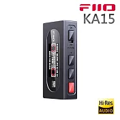 FiiO X Jade Audio KA15 隨身型解碼耳機轉換器-午夜黑款