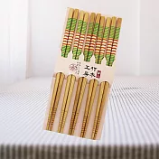 竹木工房上虹碳化竹筷-10雙入x6組