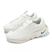 Nike 慢跑鞋 Wmns Motiva 女鞋 米白 綠 緩衝 弧形大底 運動鞋 DV1238-102