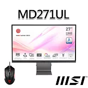 【滑鼠組】msi微星 Modern MD271UL 27吋 4K 螢幕(27/3840x2160/16:9/60Hz)