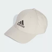 Adidas Bballcap Lt Emb [IY7766] 棒球帽 刺繡徽標 輕便 可調式 經典款 米灰