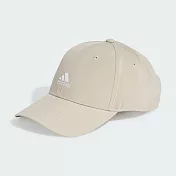 Adidas Small Logo Cap [IY8785] 棒球帽 刺繡徽標 輕便 可調式 經典款 沙色