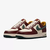 NIKE AIR FORCE 1 07 LV8 男休閒鞋-紅綠-HQ3612113 US7 紅色