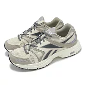 Reebok 休閒鞋 Premier Road Plus VI 男鞋 米 灰 紫 拼接 緩衝 復古跑鞋 100208269 25.5cm ASH/BEIGE/CHALK