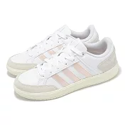 adidas 休閒鞋 All Court 男鞋 女鞋 白 粉 皮革 麂皮 小白鞋 愛迪達 IG4228