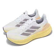 adidas 慢跑鞋 Ultraboost 5X 女鞋 白 黃 緩衝 BOOST 反光 運動鞋 愛迪達 IH0685