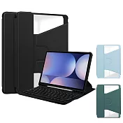 □360度旋轉 筆槽設計 可放無線鍵盤□三星 SAMSUNG Galaxy Tab S10+ PLUS 12.4吋 SM-X820 X826 平板保護套 多角度調整 皮套 淺藍色