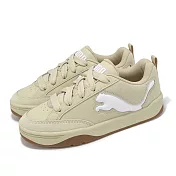 Puma 休閒鞋 Park Lifestyle SD 男鞋 米白 奶茶 膠底 復古 厚鞋舌 板鞋 39502202