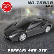 【瑪琍歐玩具】2.4G 1:24 Ferrari 488 GTB 遙控車/76000  黑