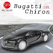 【瑪琍歐玩具】2.4G 1:24 Bugatti Chiron 遙控車/76100 黑