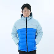 【遊遍天下】男款經典款防潑水防風保暖羽絨外套GJ22047 / 2色 (GJ22047) M 藍色