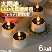 【WIDE VIEW】太陽能LED模擬蠟燭燈6入組(RX-6)