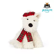 英國 JELLYCAT 21cm 聖誕蘇格蘭梗/犬/狗 Winter Warmer Munro Scottie Dog