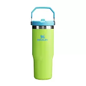 STANLEY 經典系列 IceFlow 手提吸管杯 0.88L / 熱帶青