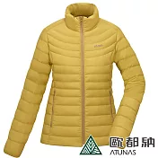 【ATUNAS 歐都納】女款KEEP WARM輕量羽絨保暖外套A1GA2235W*- S 金黃棕