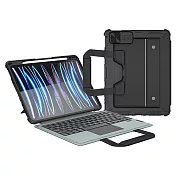 NILLKIN Apple 蘋果 iPad Pro 11 (2024/M4) 悍能鍵盤保護套(悍捷背光版) 平板保護套 實體鍵盤套 藍牙鍵盤 臺灣版 注音 倉頡 -黑色