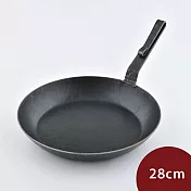 Turk 土克鍋 熱鍛短柄格紋深鐵鍋 28cm 65330 德國製 平底鍋 (電磁爐 IH爐可用)
