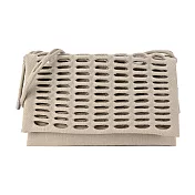 ISSEY MIYAKE 三宅一生 GG系列 MOKKO 翻蓋包 (小) 米
