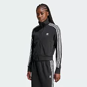 ADIDAS KNITTED TOP 女休閒外套-IY7278 L 黑色