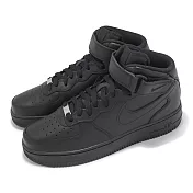 Nike 休閒鞋 Air Force 1 Mid 07 男鞋 女鞋 黑 全黑 中筒 AF1 魔鬼氈 CW2289-001