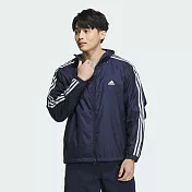 ADIDAS ES+ 3S WV JKT 男風衣外套-JF3954 2XL 藍色