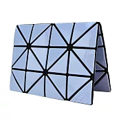 ISSEY MIYAKE 三宅一生 BAOBAO 3x4亮面雙色名片夾 藍x灰藍