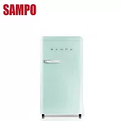 SAMPO 聲寶 99L一級能定頻單門小冰箱SR-C10 -含基本安裝+舊機回收 香氛綠(E)