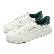 Reebok 休閒鞋 LT Court 男鞋 女鞋 白 綠 皮革 低筒 復古 情侶鞋 100201262 23.5cm CHALK/CHALK/GREEN
