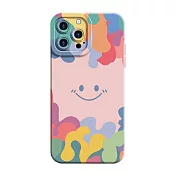【立元】TPU微笑手機防摔殼 iPhone 16 plus 粉紅色