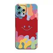 【立元】TPU微笑手機防摔殼 iPhone 16 pro 紅色